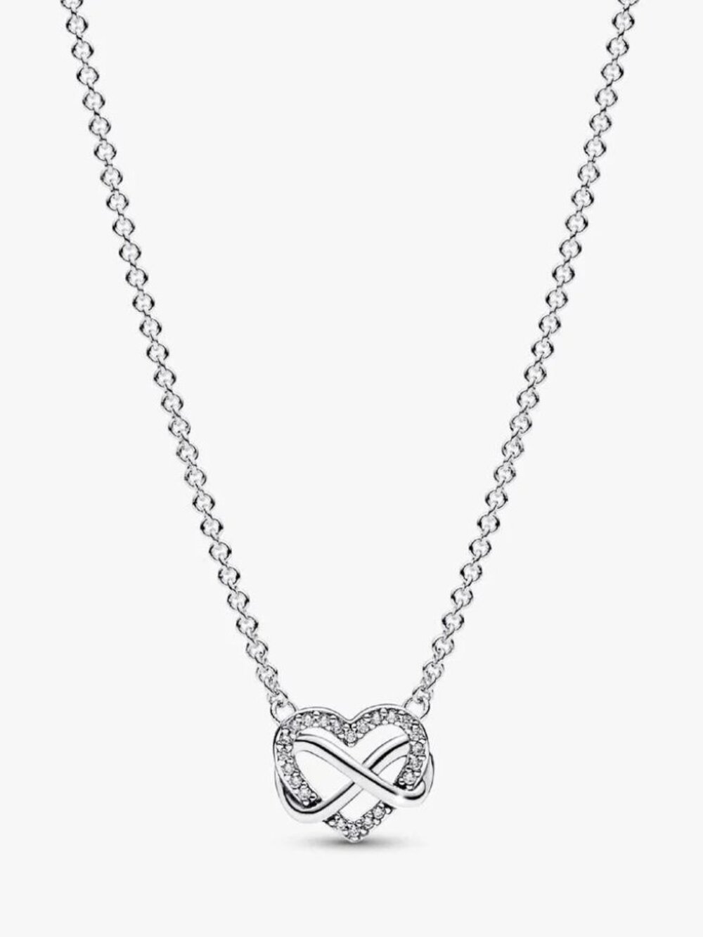 Pandora Sparkling Infinity Heart Collier Necklace